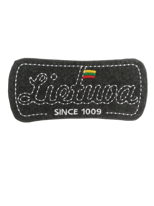 Patch Embroidered Lithuania from felt