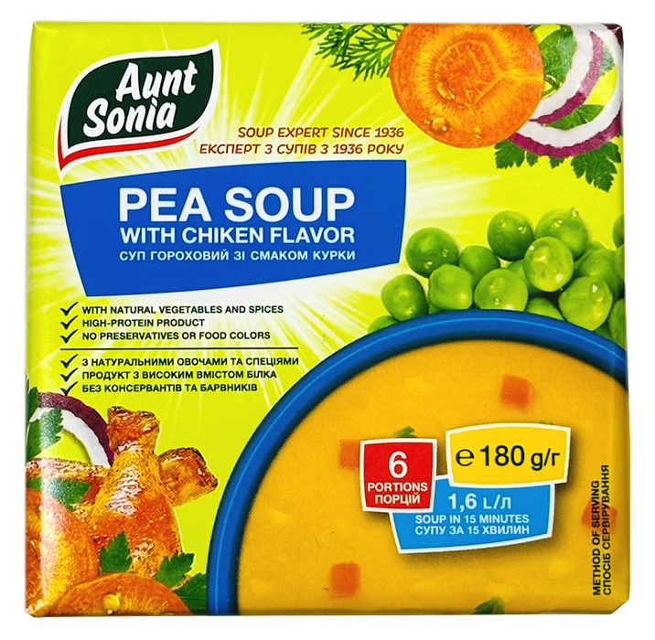 AUNT SONIA Dry Pea Soup with Chicken flavor