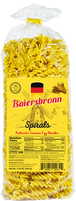 BAIERSBRONN Egg Noodles Spirals