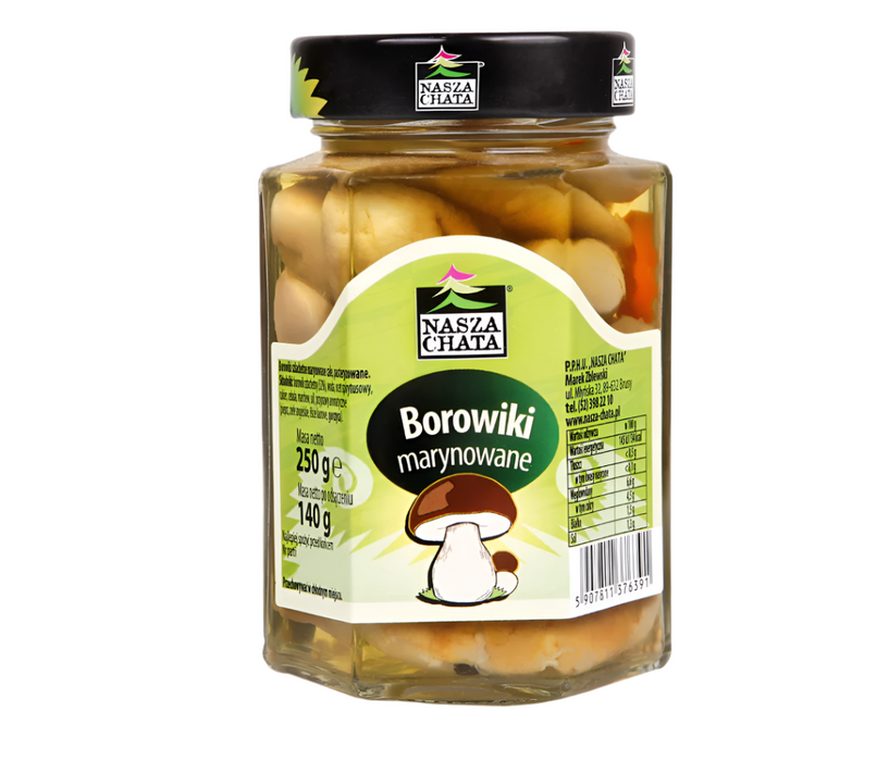 BOROWIKI MARYNOWANE, BOLETUS MARINATED