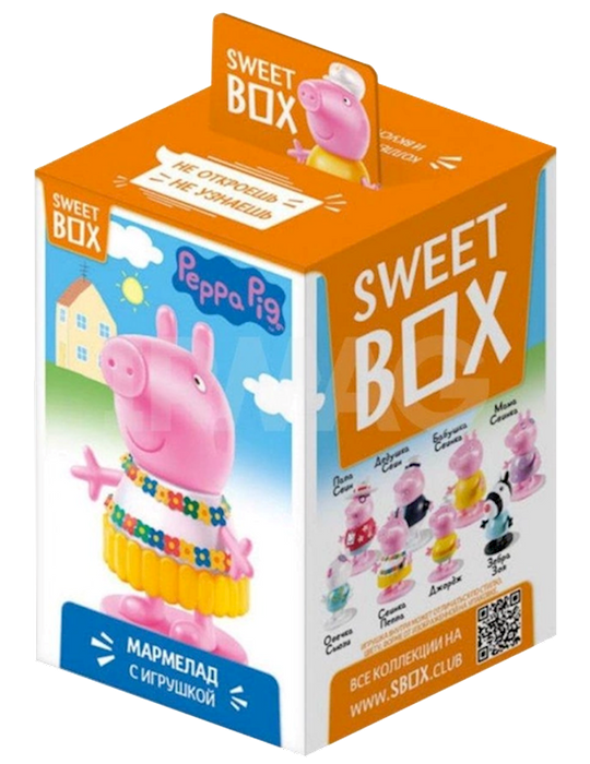 CANDY "PEPPA PIG" GUMMIES + TOY, 10G