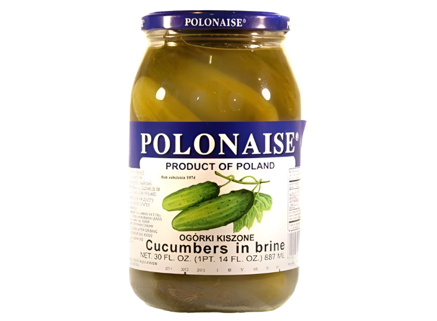 CUCUMBERS IN BRINE, OGORKI KISZONE, POLONAISE