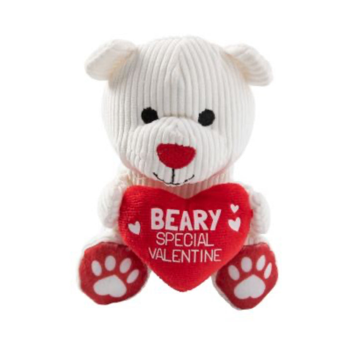 Valentine’s Day Heart Corduroy Stuffed Bear