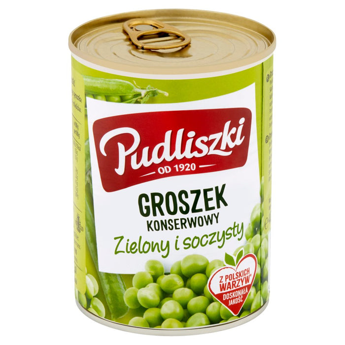 GREEN PEAS, GROSZEK KONSERWOWY,400G CAN