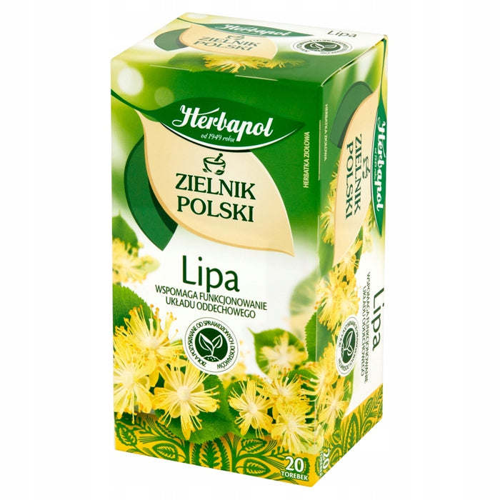 HERBAPOL LIPA Lime Tea ZIELNIK POLSKI 20x1.5g