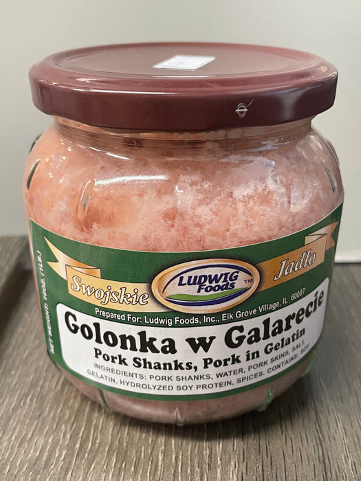 SWOJSKIE JADLO GOLONKA W GALARECIE, PORK IN GELATIN LUDWIG FOODS