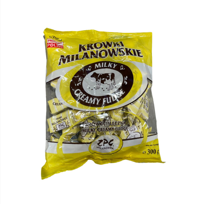 KROWKA MLECZNA, CARAMEL FUDGE CANDY, MILANOWEK