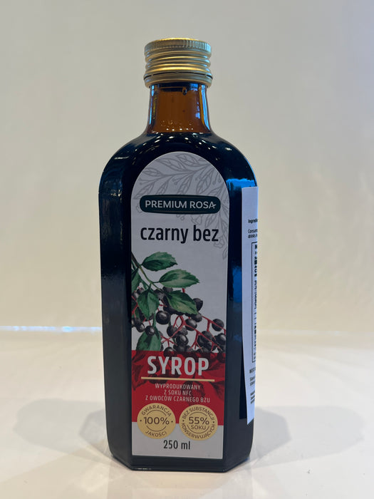 SYROP Z CZARNEGO BZU, ELDERBERRY SYRUP, PREMIUM ROSA