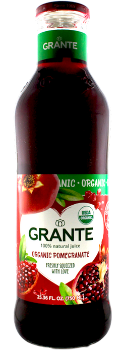 ORGANIC POMEGRANATE 100% JUICE , AZERBAIJAN, 750ML