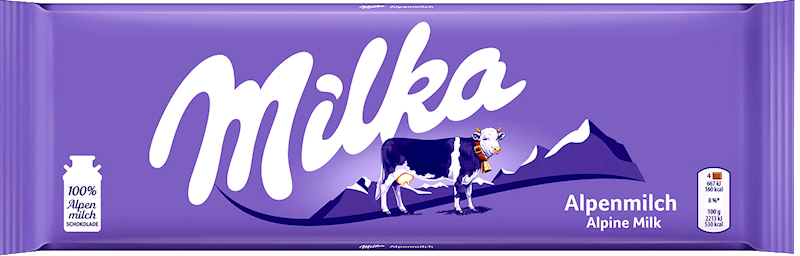MILKA Alpine Milk Chocolate Bar Large