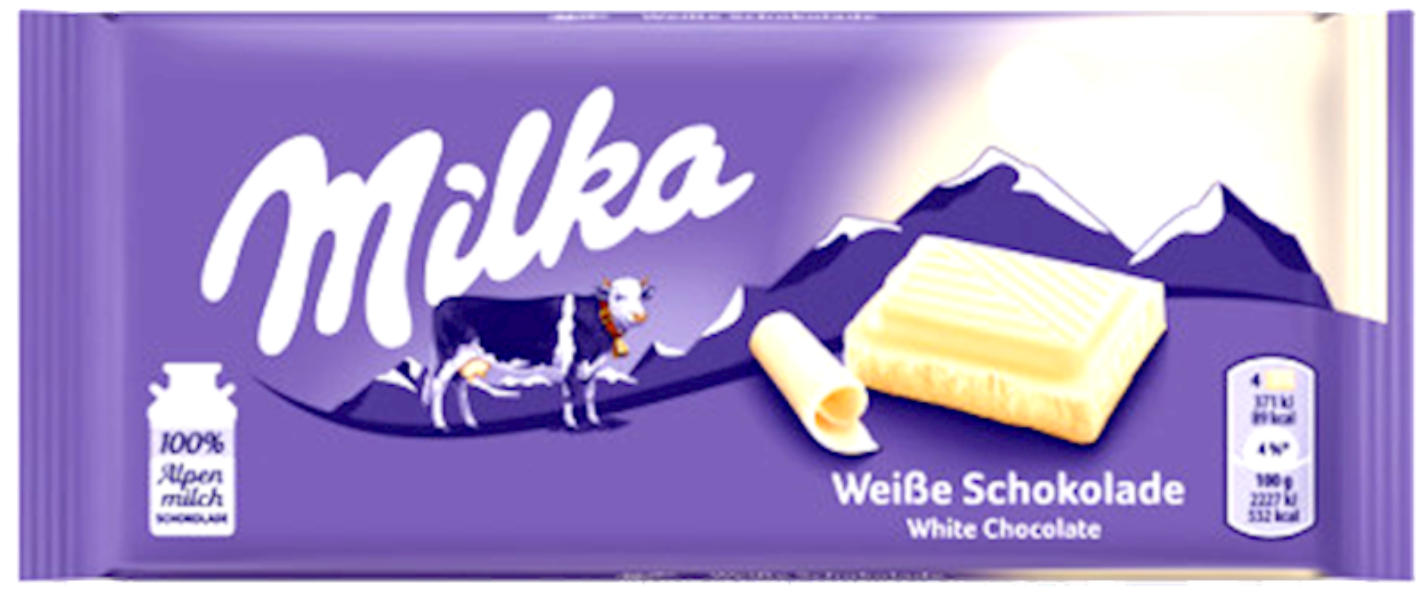 MILKA Milk White Chocolate Bar