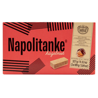 Kras Napolitanke Hazelnut wafers 327g