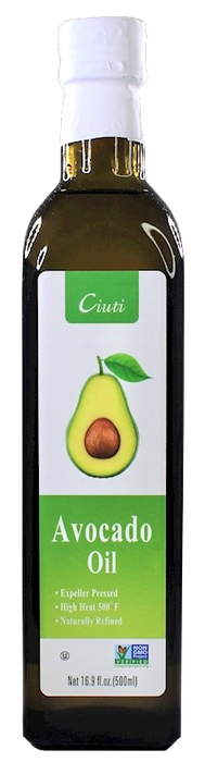 AVOCADO OIL 100%(GLASS), CIUTI, ITALY, 500ML