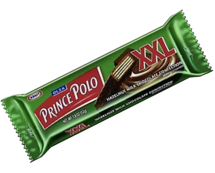 OLZA PRINCE POLO XXL HAZELNUT, WAFELKI ORZECHOWE, 5OG
