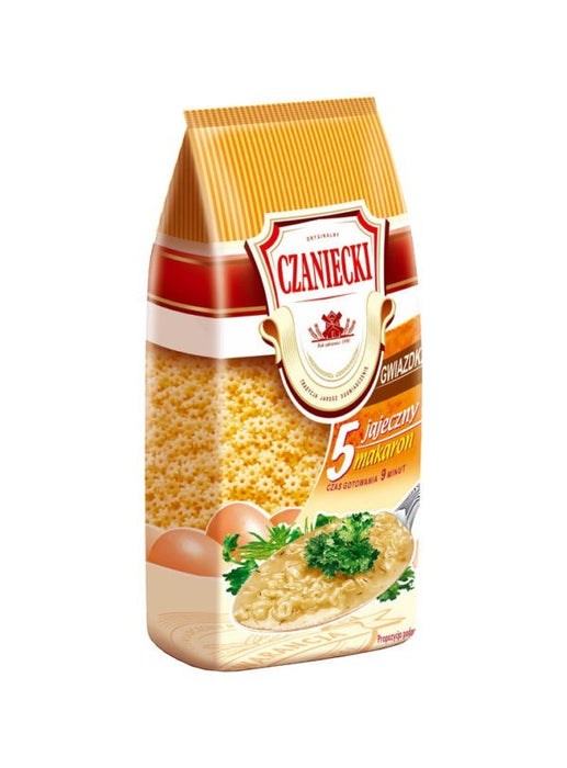 CZANIECKI GWIAZDKA, PASTA SMALL STARS SHAPE 250G