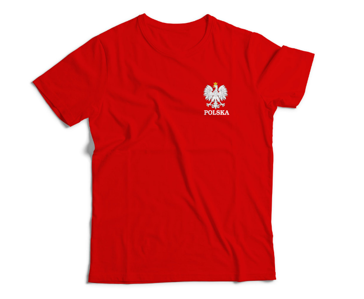 Tshirt Poland,RED,polish eagle, POLSKA, koszulka,100%cotton,men