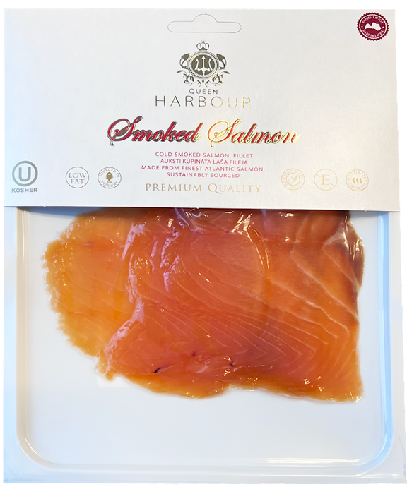 SALMON COLD SMOKED FILLET, QUEEN HARBOUR