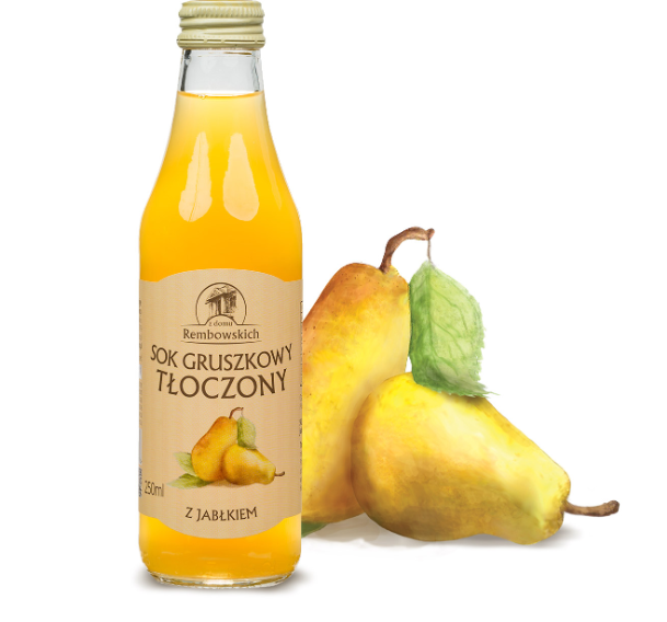 SOK GRUSZKOWY ,PEAR JUICE, Z DOMU REMBOWSKICH 250ML