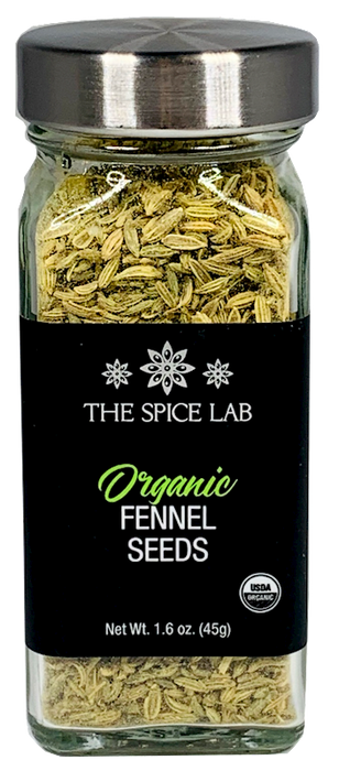ORGANIC FENNEL SEEDS, 1.6OZ