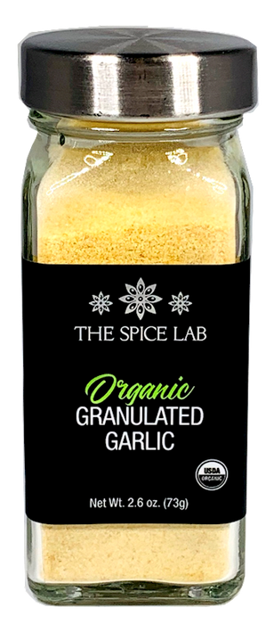 ORGANIC GRANULATED GARLIC, 2.6OZ