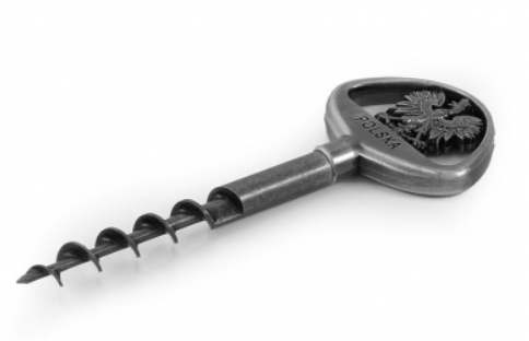 Metal corkscrew POLAND POLSKA