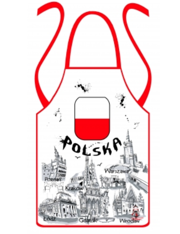 Kitchen apron Polish paint POLSKA