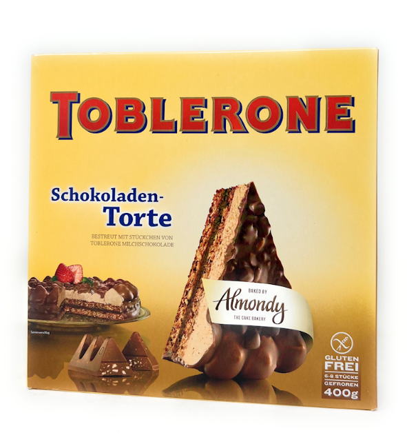 TOBLERONE CHOCOLATE CAKE 400G GLUTEN FREE/ KOSHER/HALAL