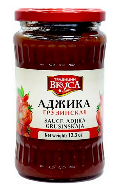 TRADICII VKUSA SAUSE WITH TOMATOES ""ADJIKA GRUSINSKAJA"" 350G