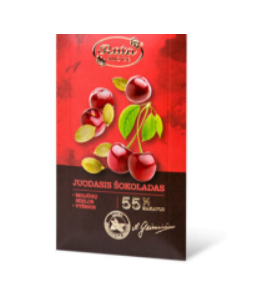 RUTA Chocolate 55% with pumpkin seeds and cherries/90 g.
