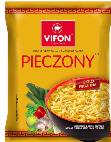 VIFON INSTANT SOUP WITH BAKED CHICKEN FLAVOR, PIECZONY 70 G