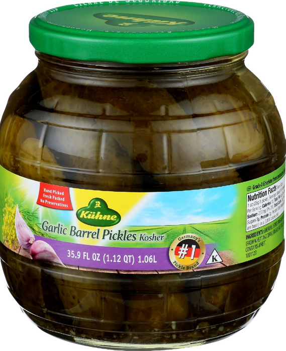 Barrel Pickles Kosher 35.9 oz, Germany