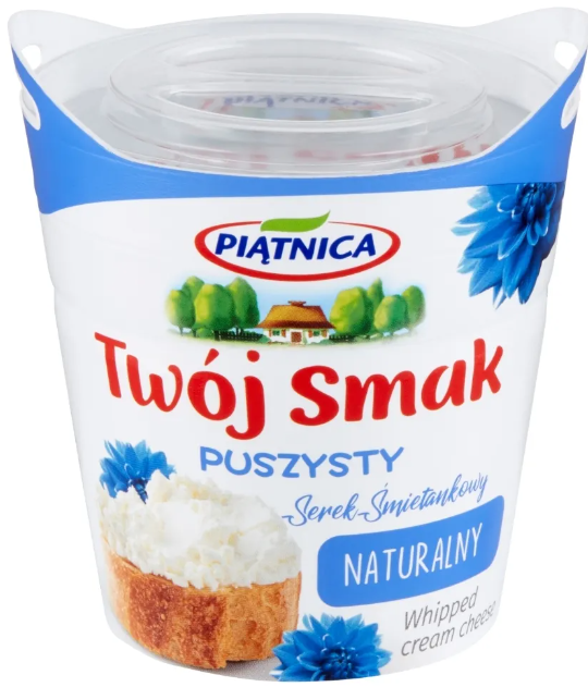 PIATNICA SEREK TWOJ SMAK PUSZYSTY NATURALNY,WHIPPED CREAM CHEESE
