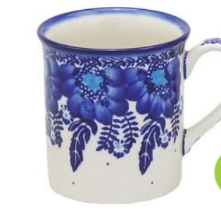 POLISH POTTERY,BOLESLAWIEC, KUBEK