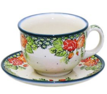 POLISH POTTERY,BOLESLAWIEC, FILIZANKA