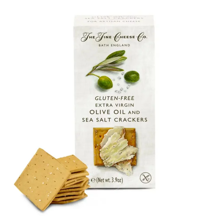 Crackers, olive oil sea salt crackers,gluten free, Bath England 3.5oz