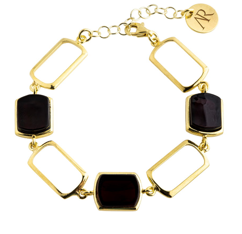 Sensual bracelet with cherry amber