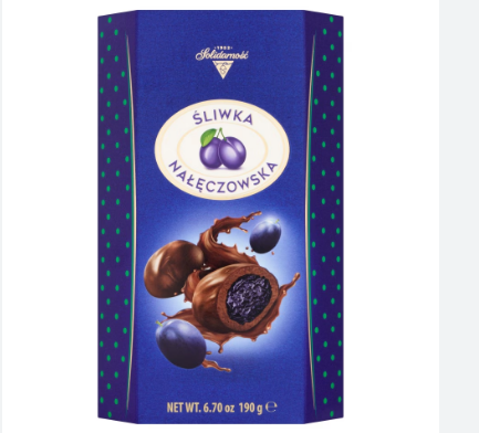 Sliwka Naleczowska / Plum in Chocolate, BOX,190g