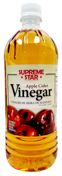 VINEGAR APPLE CIDER, SUPREME STAR, USA, 32OZ