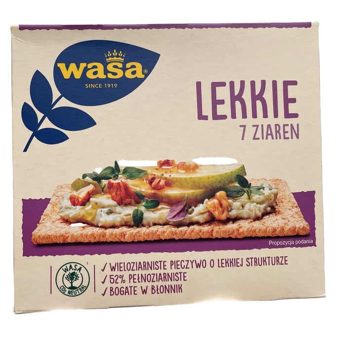 Wasa LEKKIE 7 ZIAREN Light Crispbread 110G