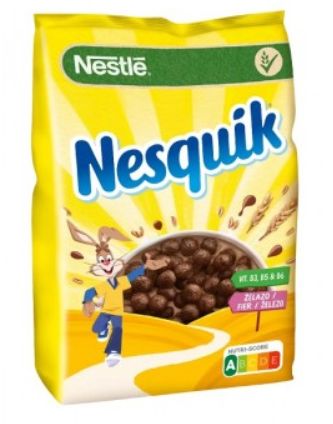 Grain cereal with chocolate flavor Nesquik Gluten Free