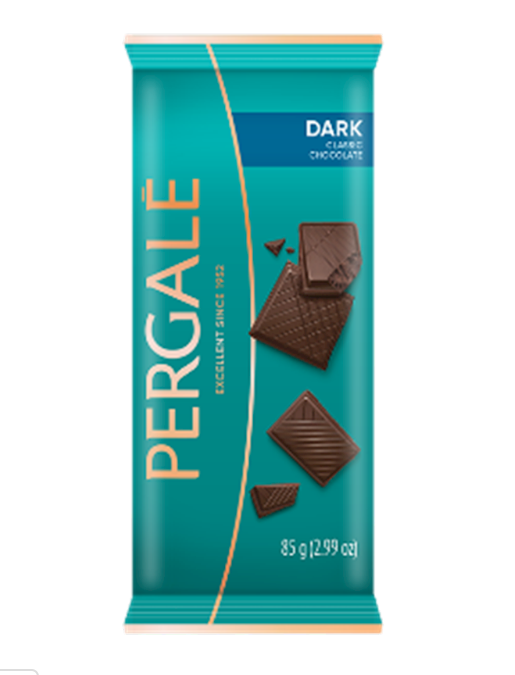 PERGALE Chocolate Bars "Dark" Classic, Lithuania, 85g