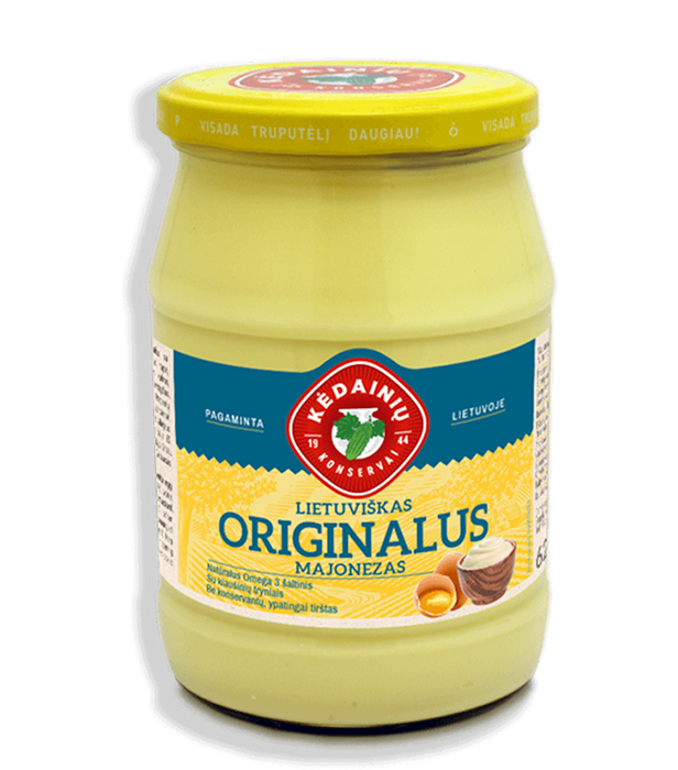 "KEDAINIU" MAYONNAISE ORIGINALUS LITHUANIAN LT 620G