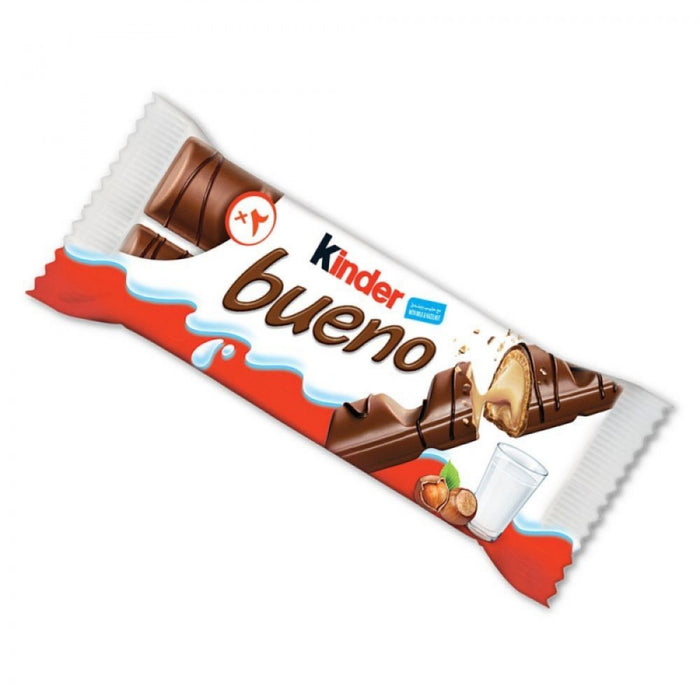 KINDER BUENO MILK CHOCOLATE WITH FILING 43G
