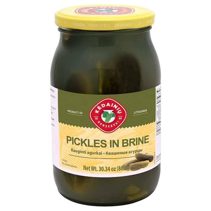KEDAINIU" PICKLES IN BRINE (AGURKAI RAUGINTI) 860G