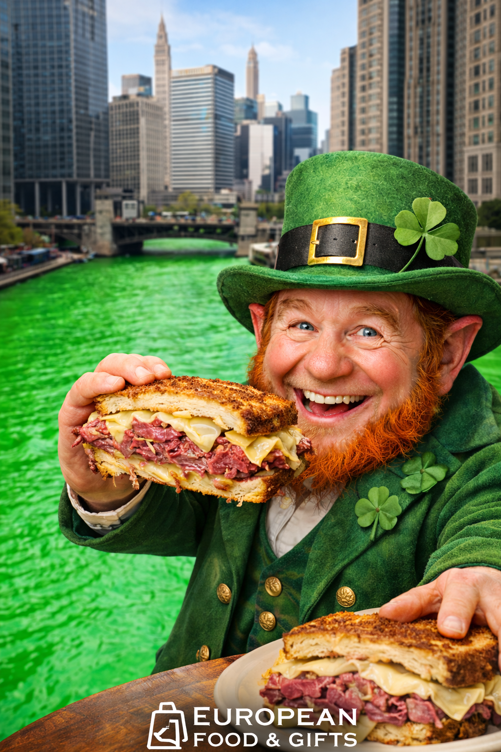 🍀 St. Patrick’s Day Food Traditions & The Best Corned Beef Reuben in Town
