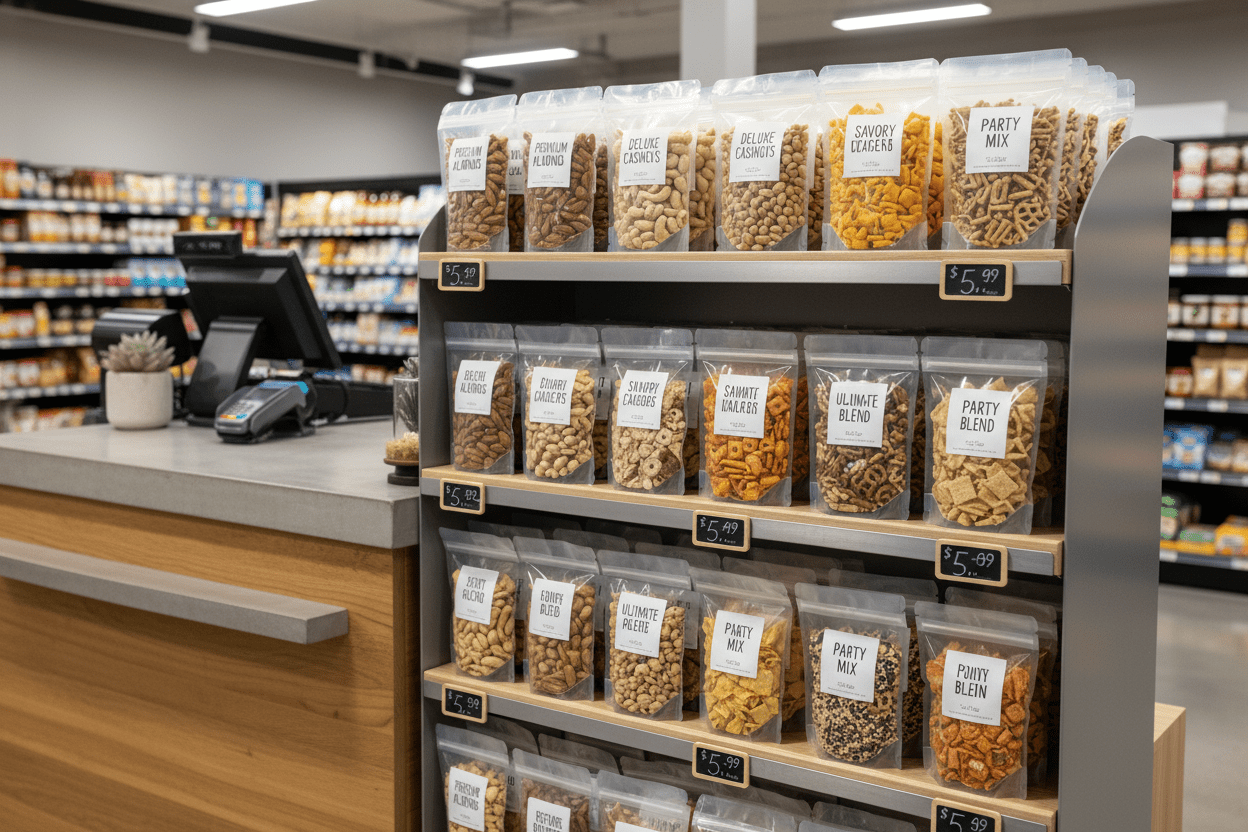 Nuts, Crackers & Mixes