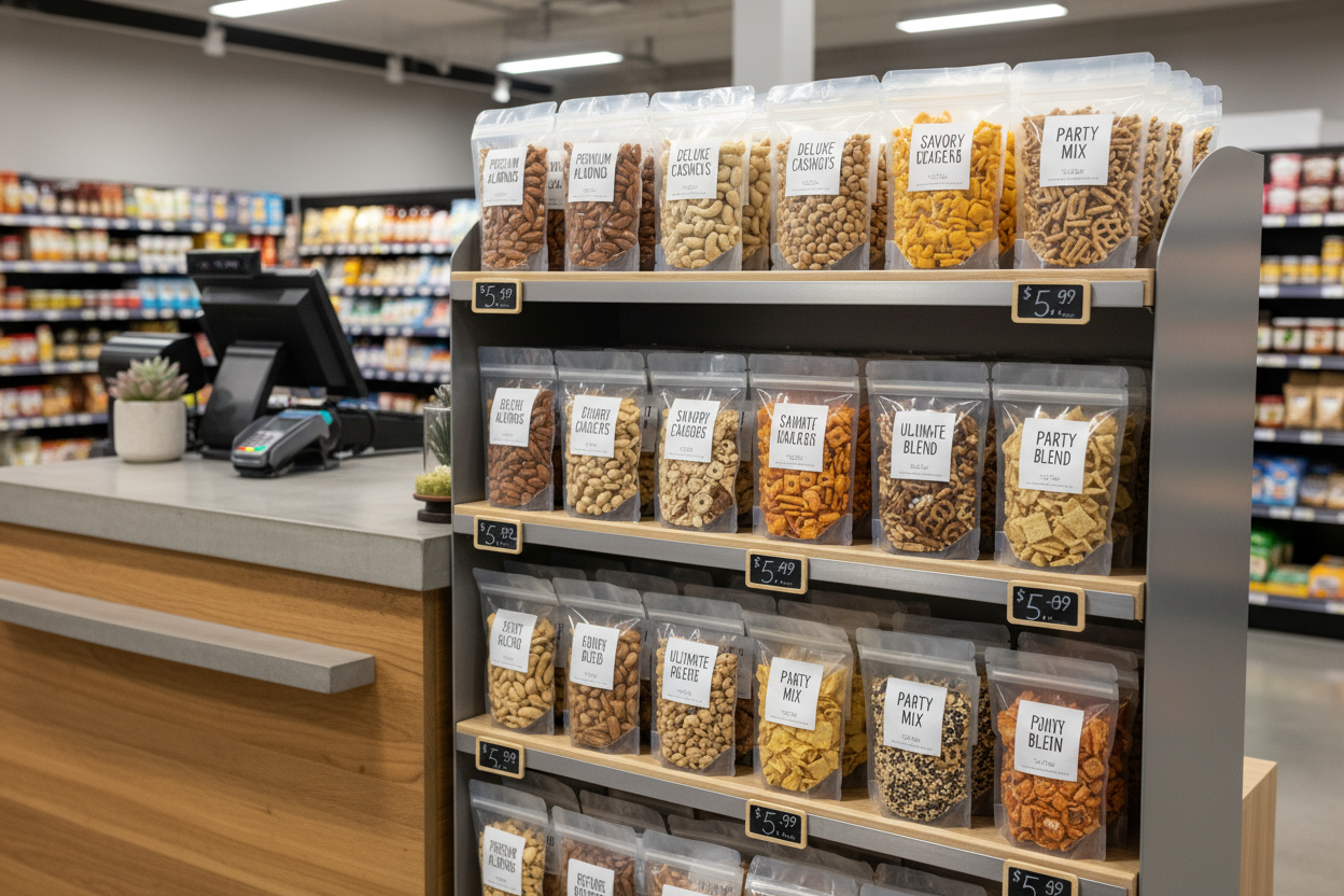 Nuts, Crackers & Mixes