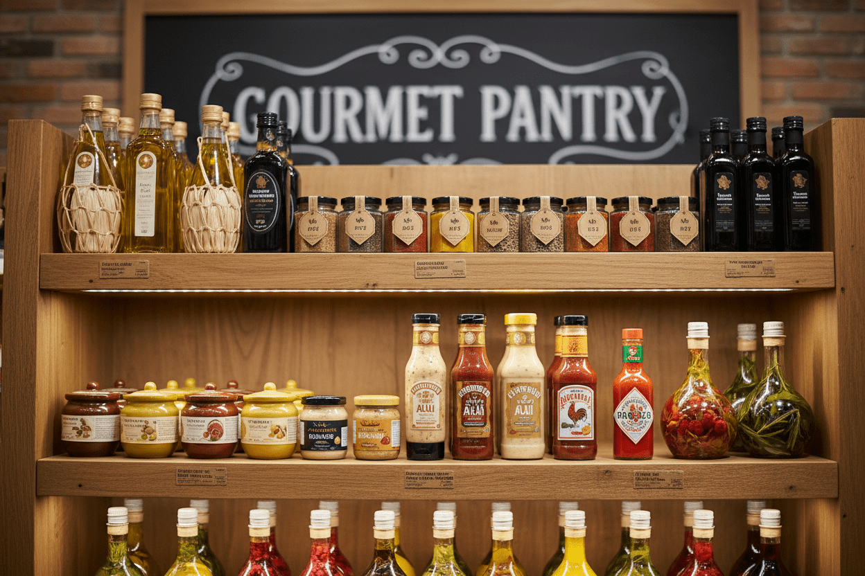 Oils, Vinegar & Spices