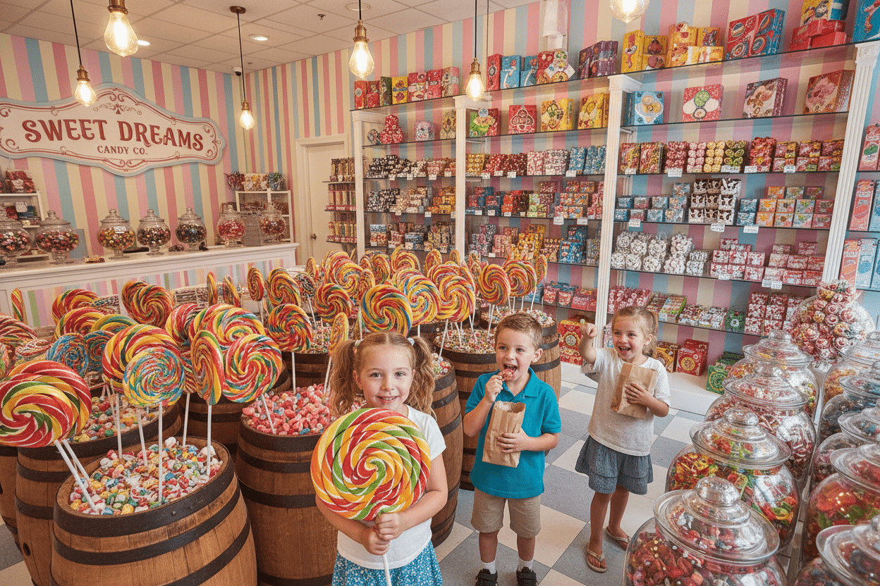 Gummies, Bonbons, Gum & Lollipops