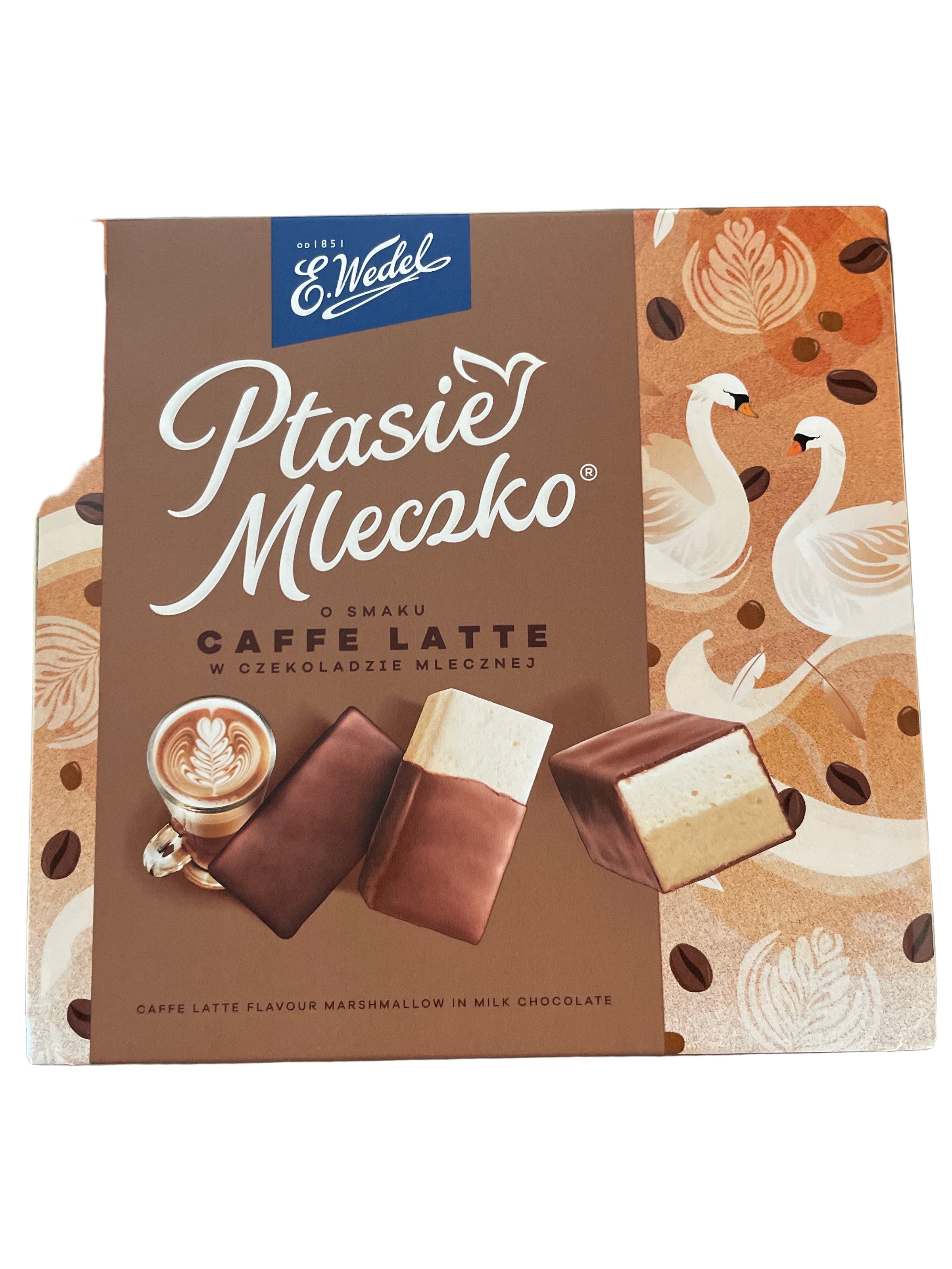 PTASIE MLECZKO CHOCOLATE CANDIES CAFFE LATTE 340G